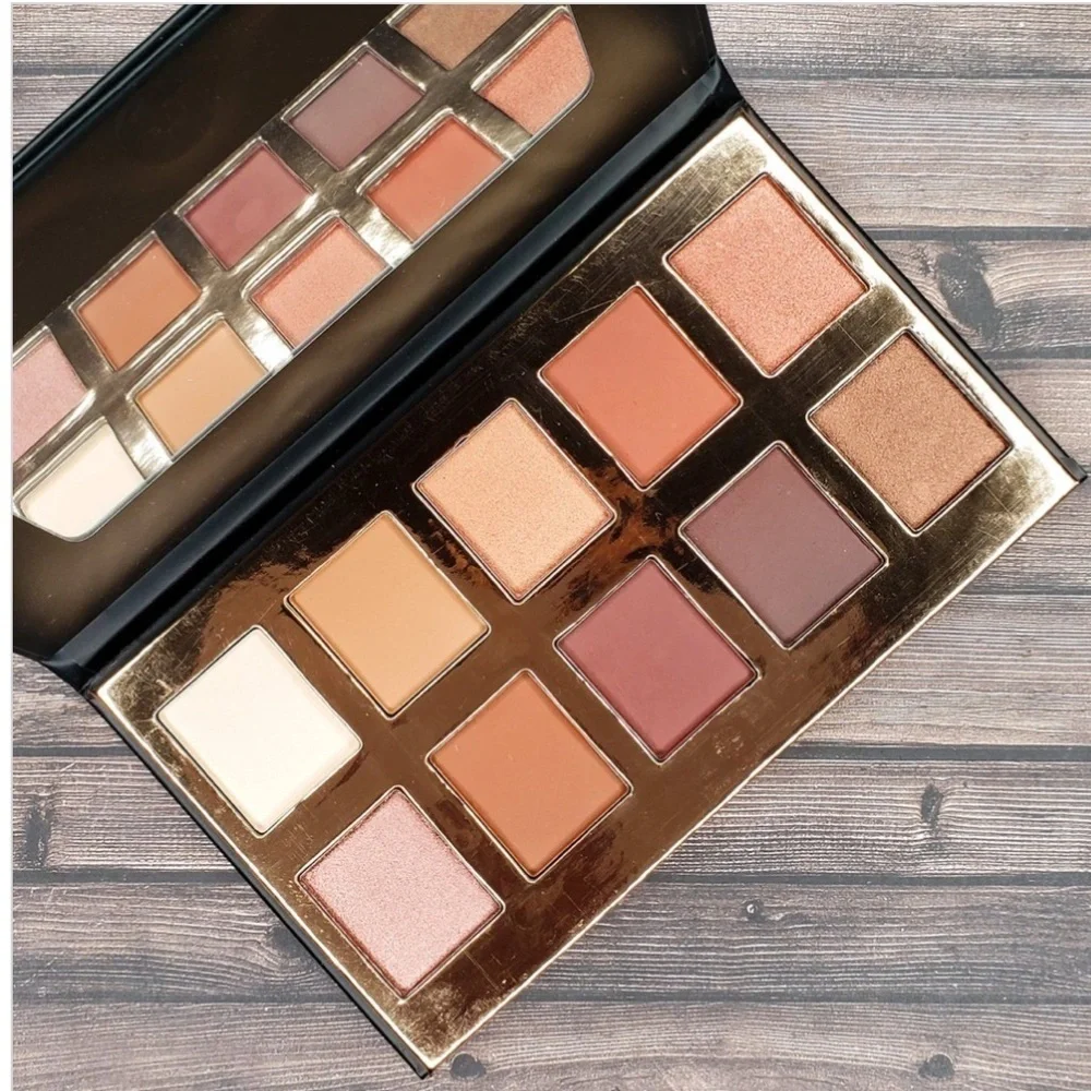 CROWN BRUSH - 10 SHADE EYESHADOW PALETTE - FUEGO.